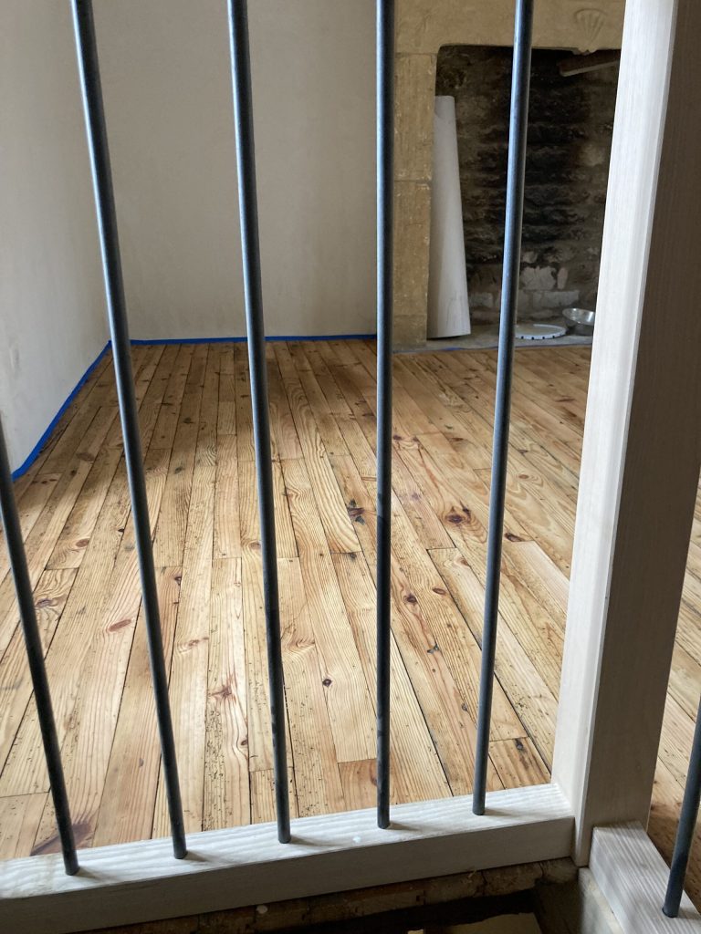 Pose de parquet traditionnel